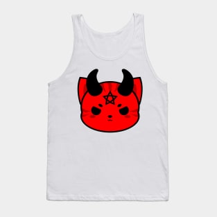 Cute Devil Cat Tank Top